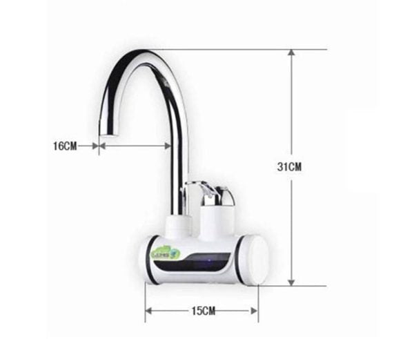 Tank-less Electric Hot Water Heater Faucet Kitchen Instant Heating
